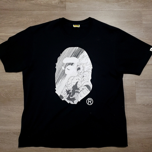 BAPE X Dragon Ball Z T 12 Black - Picture 1 of 3